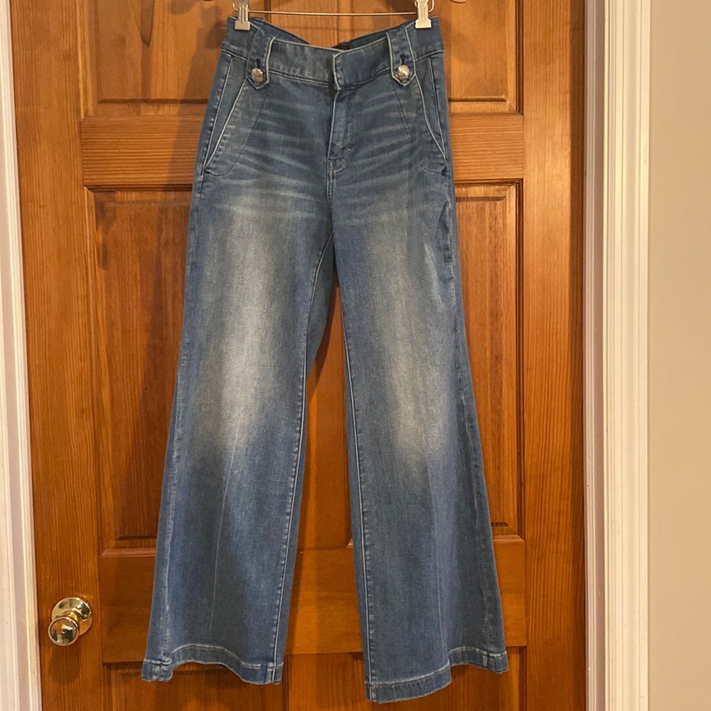 WHBM wide leg jeans
